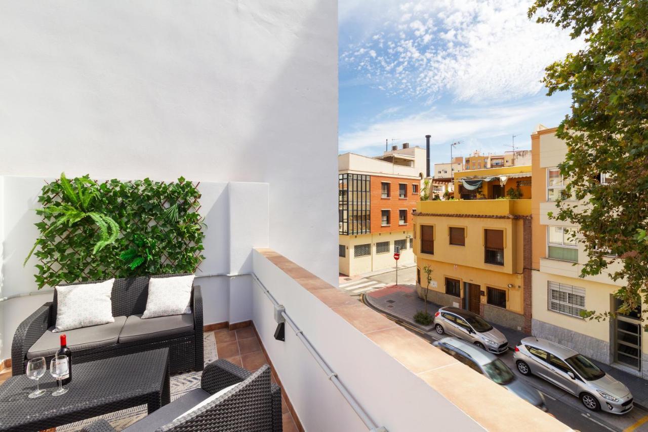 Barcelo 21, Parking On Request, Atico With Terrace & Studio With Patio, Center, Breakfast Included, Quite Neighborhood, Bc 말라가 외부 사진